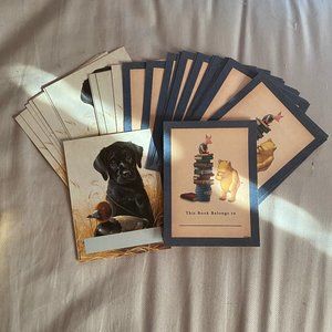 Book Name Label Stickers